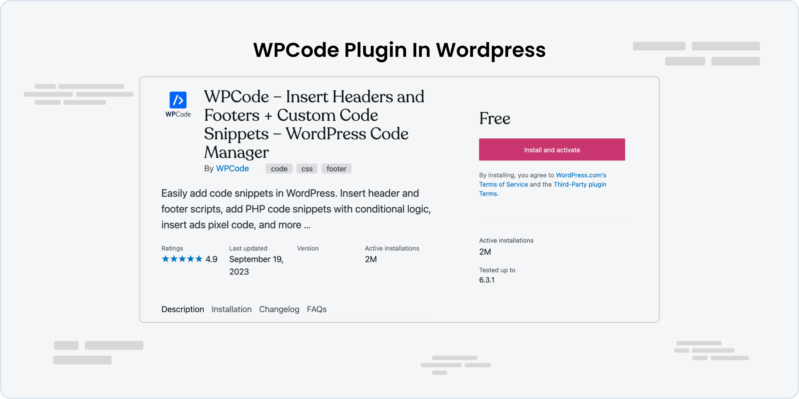 WPCode plugin